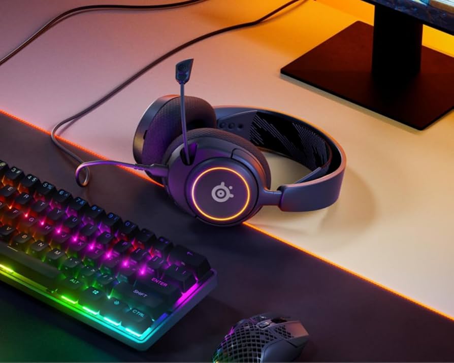 Amazon.co.jp: SteelSeries ゲーミングヘッドセット ヘッドホン Arctis