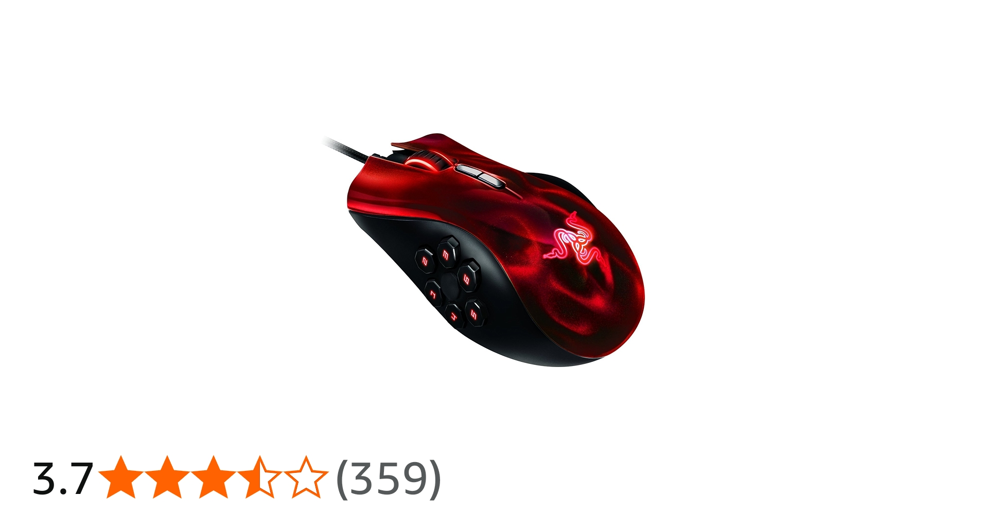 Razer Naga Hex MOBA PC Gaming Mouse - Red : Amazon.se: Electronics