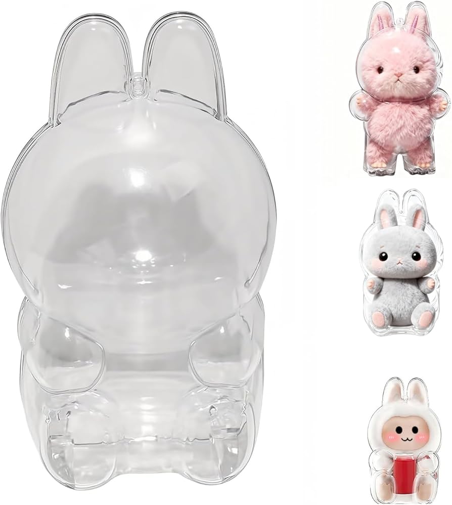 Amazon.co.jp: LABUBU に適合するラブブ ケース透明 PVCキーホルダー型