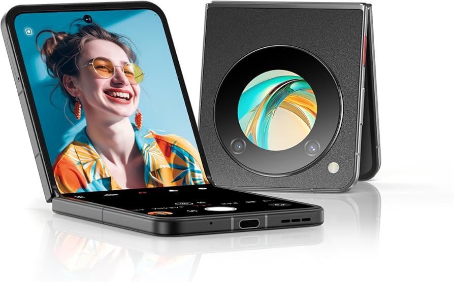 Amazon | nubia Flip 5G ブラック 折りたたみスマホ 6.9インチAMOLED