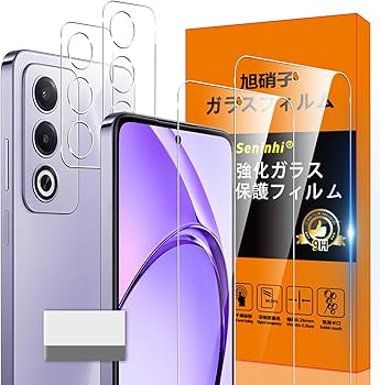 Amazon | 対応 OPPO A3 5G ガラスフィルム OPPOA3 5G 指紋防止 【2
