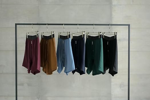 Amazon | [ZIVANE] ニットトランクス 前開き 日本製 無地 メンズ下着