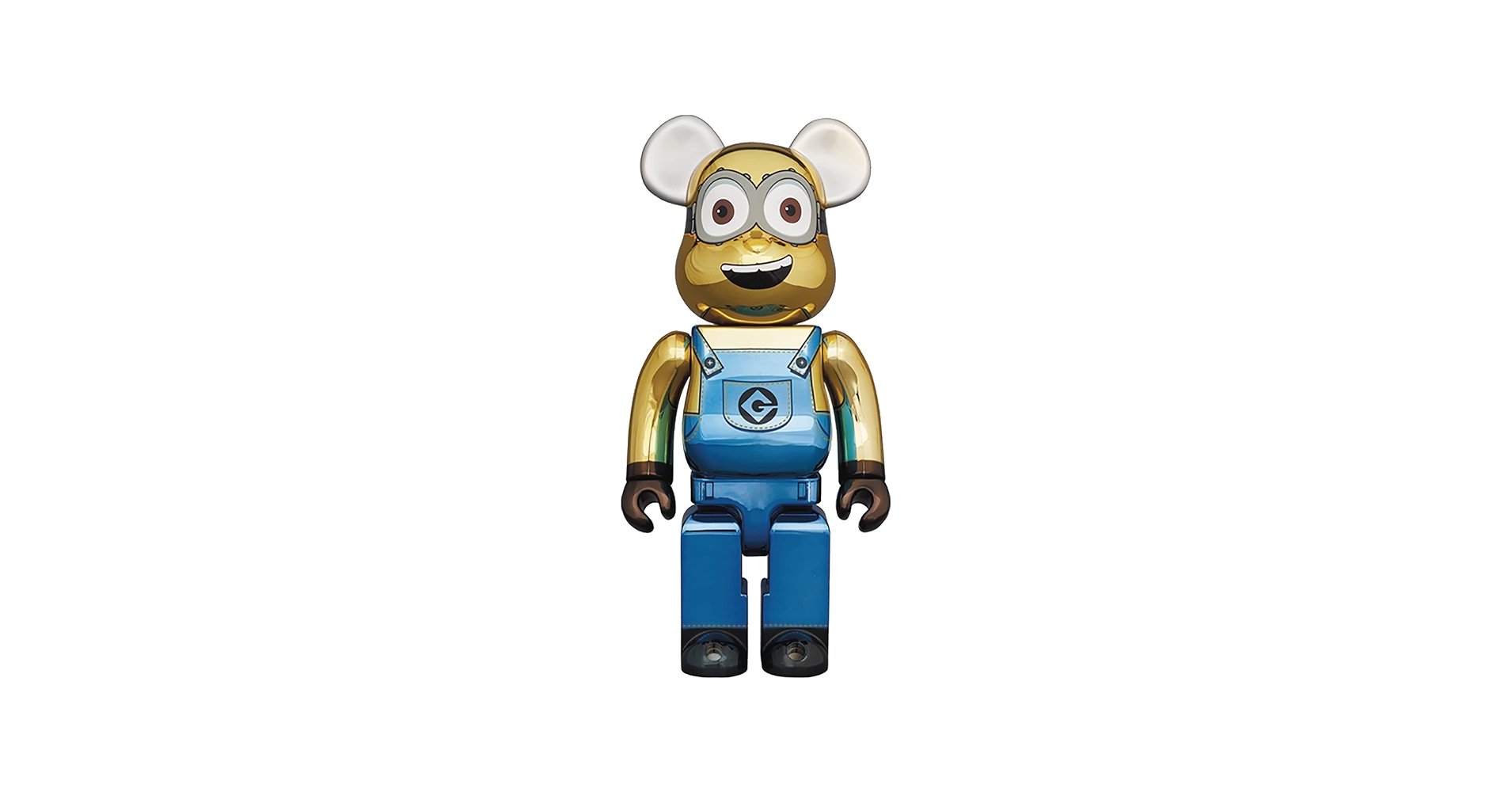 Amazon.com: MEDICOM TOY CORPORATION Minions Dave Chrome VER 1000