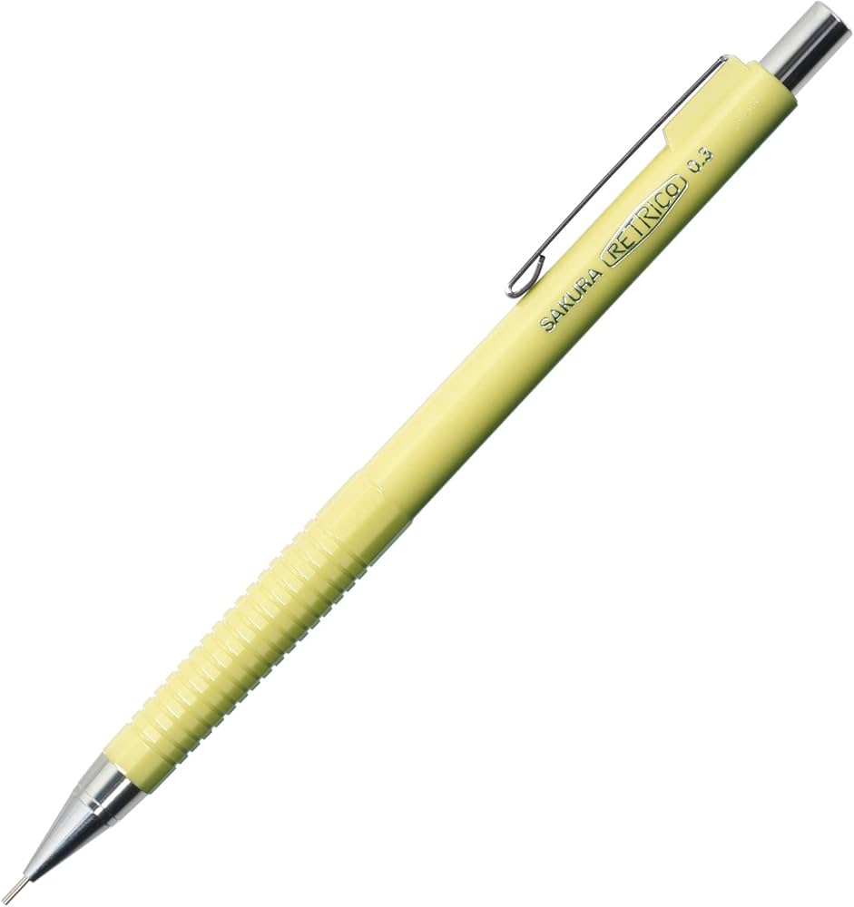 Amazon.co.jp: サクラクレパス シャープペン レトリコ 0.3mm レモン
