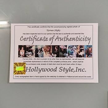 Amazon.co.jp: キーナン シプカ直筆サイン入り超大型写真…サブリナ