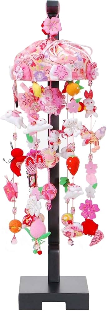 Amazon | つるし雛 つるし飾り 雛人形 うさぎのキラキラ吊るし 小