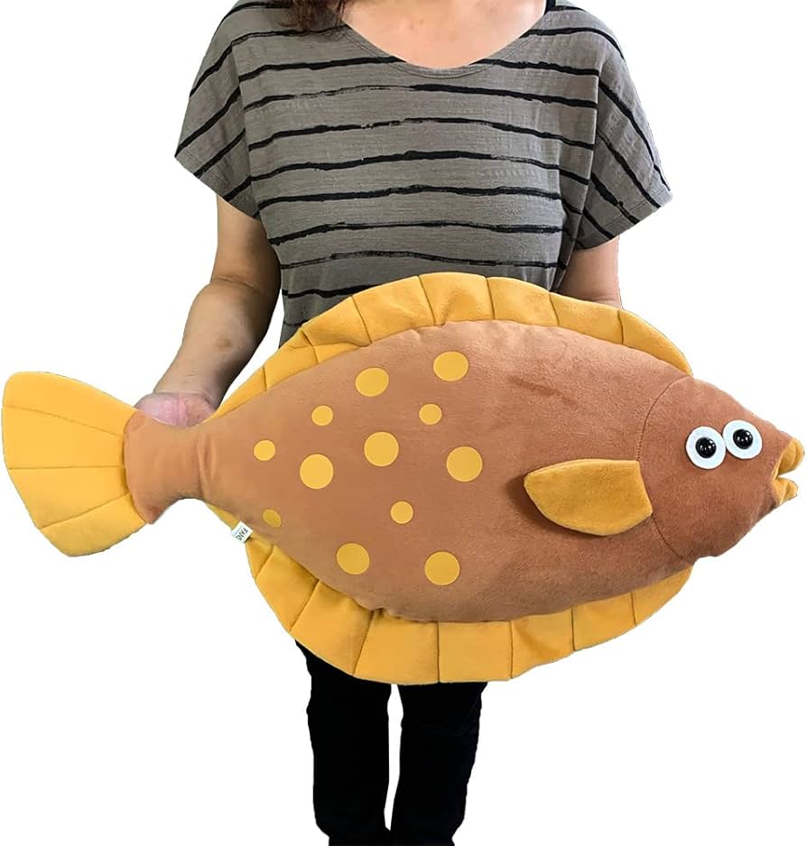 Amazon.co.jp: どっちがどっちか分かるかな カレイとヒラメ ぬいぐるみ