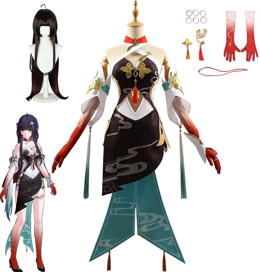 Amazon.co.jp: YIFUO 霊砂 コスプレ衣装 崩壊 スターレイル コスプレ