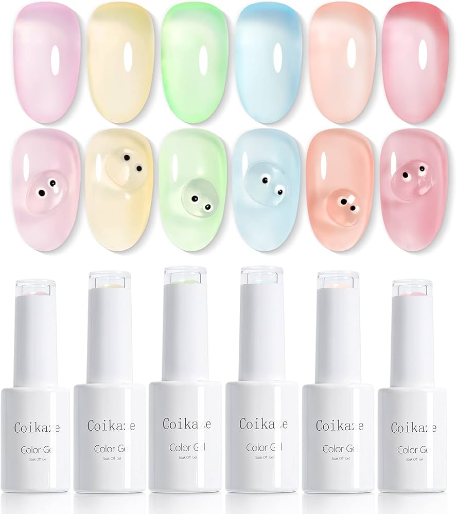 Amazon | Coikaze クリアカラージェル ジェルネイル クリアカラー 透け