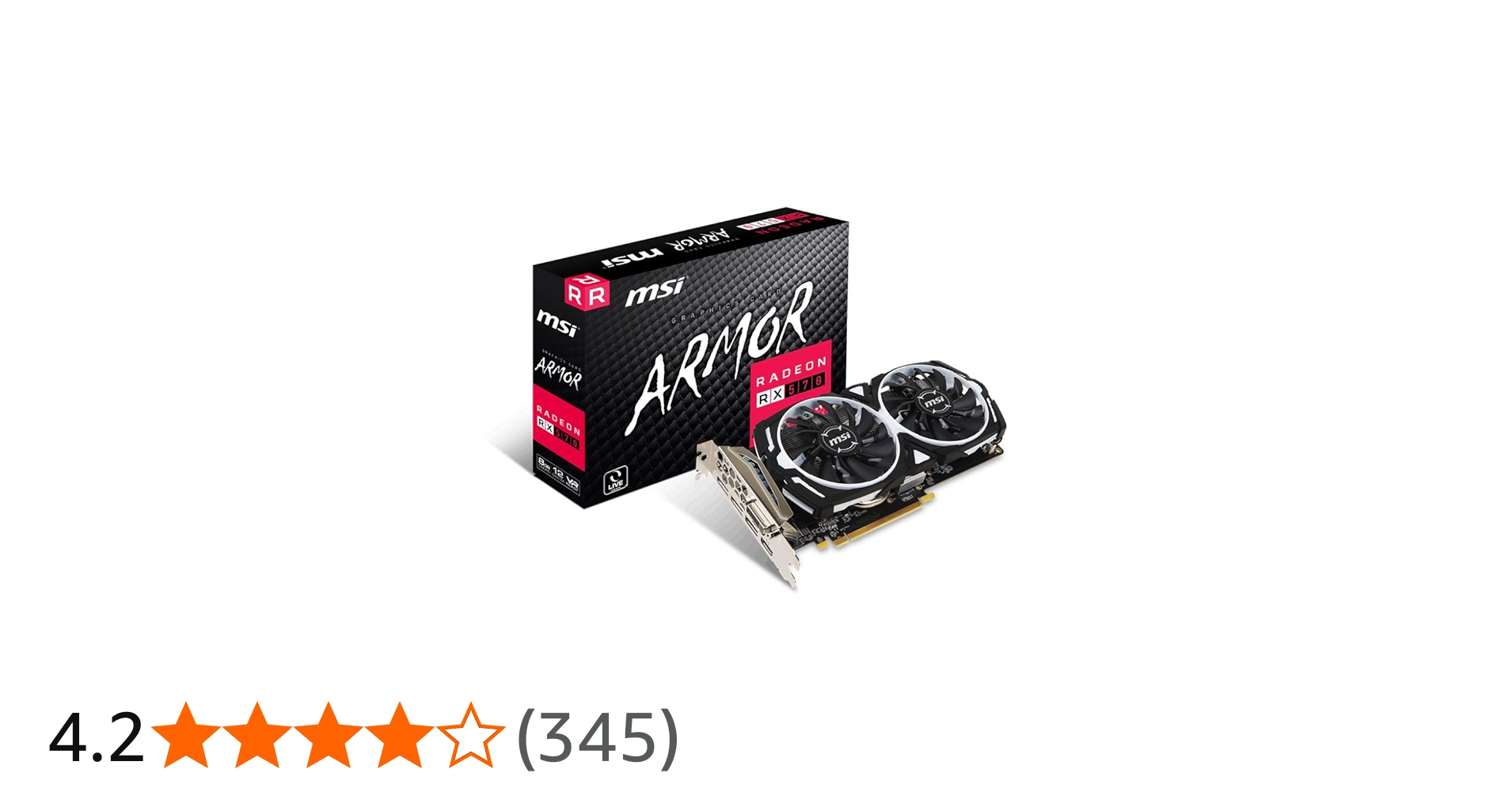 Amazon | MSI Radeon RX 570 ARMOR 8G J グラフィックスボード VD7195