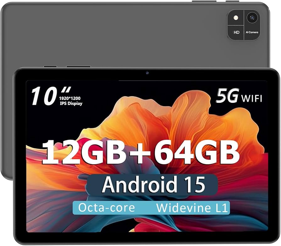 Amazon.com : Android 14 Tablet,10 inch Tablets, Octa Core CPU