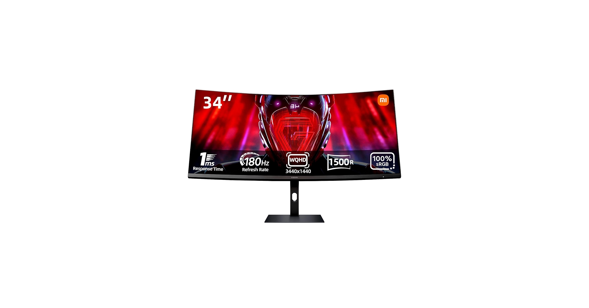 Amazon.com: XIAOMI Curved Gaming Monitor 34-inch 180Hz High Reshed