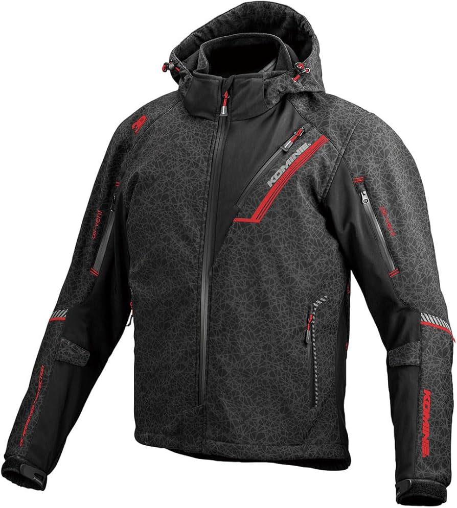 Amazon | [KOMINE] バイク用 ジャケット プロテクトソフトシェル