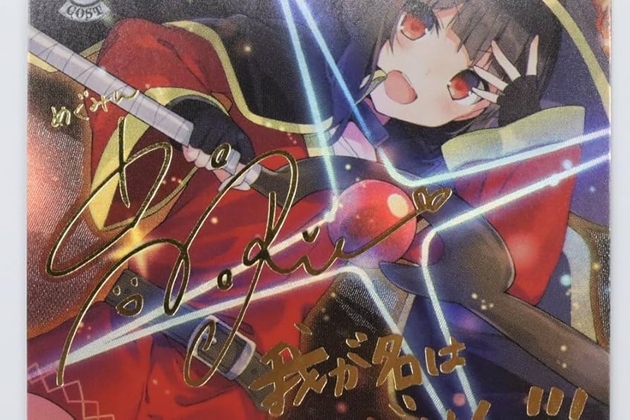 ヴァイス WS スニーカー文庫 サイン SP 紅魔族一の天才 めぐみん ws