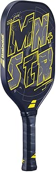 Amazon | Babolat MNSTR+ ピックルボールパドル (ブラック/イエロー