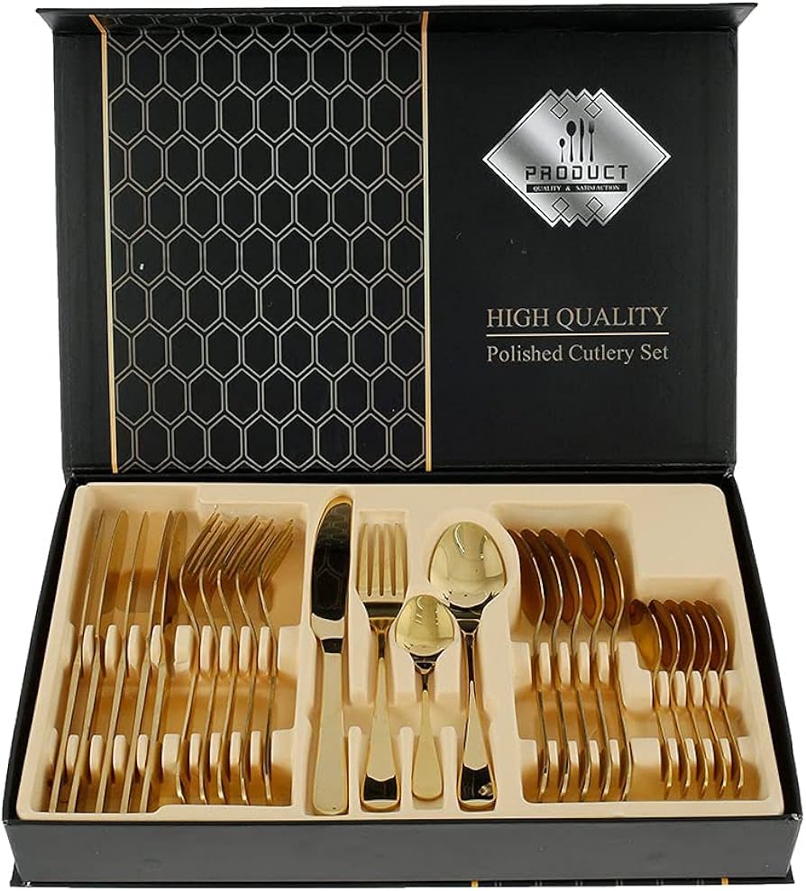 Amazon | 24本セット 6人用 カトラリーセット ステンレス製 スプーン