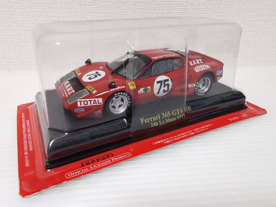 Ferrari 365 GT4 BB ミニカー 1/24 レッド Ferrari 365 GT4 ミニカー 1