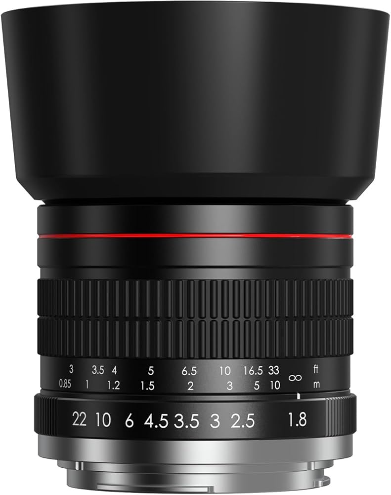 Amazon.co.jp: Lightdow 85mm F1.8 中望遠レンズ RF-マウント レンズ