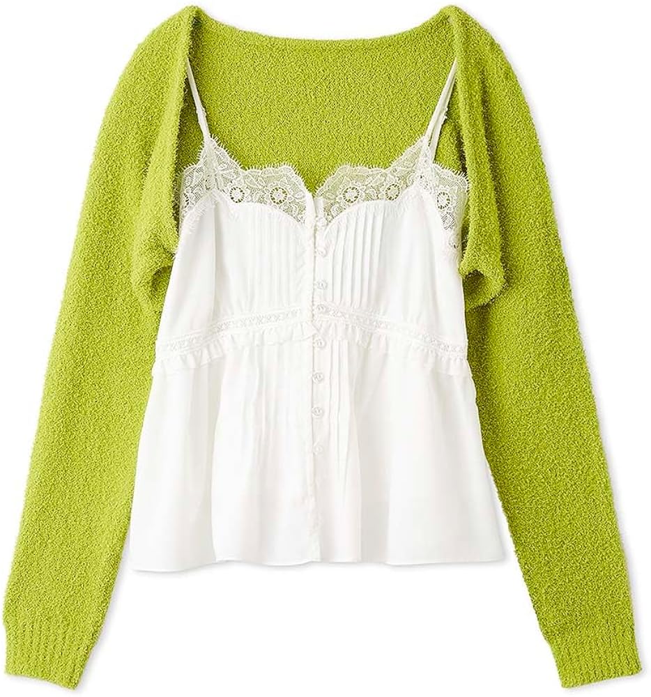 Amazon | [スナイデル] ボレロ×レースキャミSETUP SWNT251214