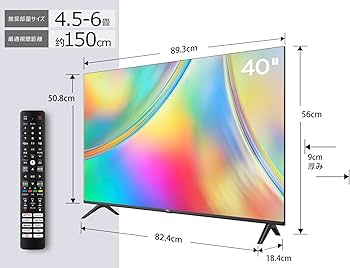 Amazon | TCL テレビ 40V型 ネット動画対応 Google TV フル