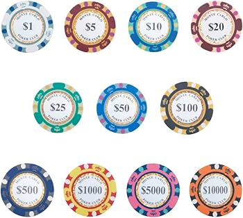 Amazon | AngeliqueShop モンテカルロ ポーカーチップ 100枚セット