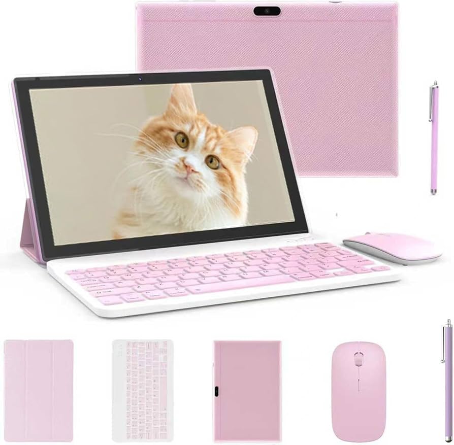 Amazon.com : Tablet 2 in 1 Tablets 10 inch Android Tablet Set with