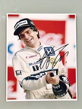 Amazon.co.jp: ネルソン ピケ直筆サイン入り超 大型写真…Nelson Piquet