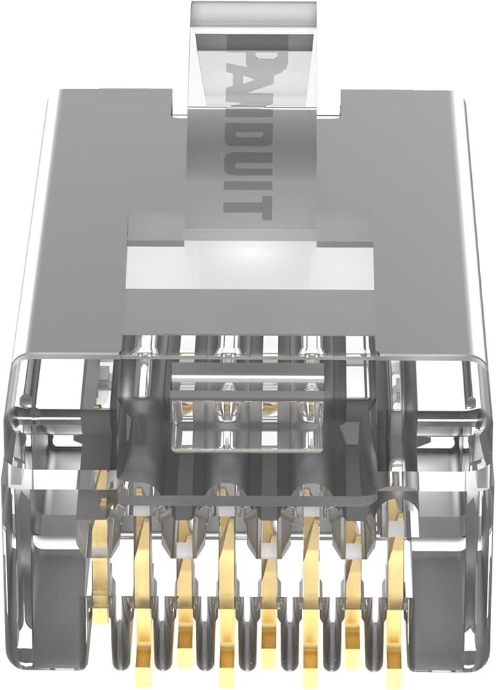 Amazon | パンドウイット Cat5eシールド付き モジュラープラグ MPS588