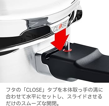 Amazon｜フィスラー (Fissler) 圧力鍋 ビタビットプレミアム 6L ガス火