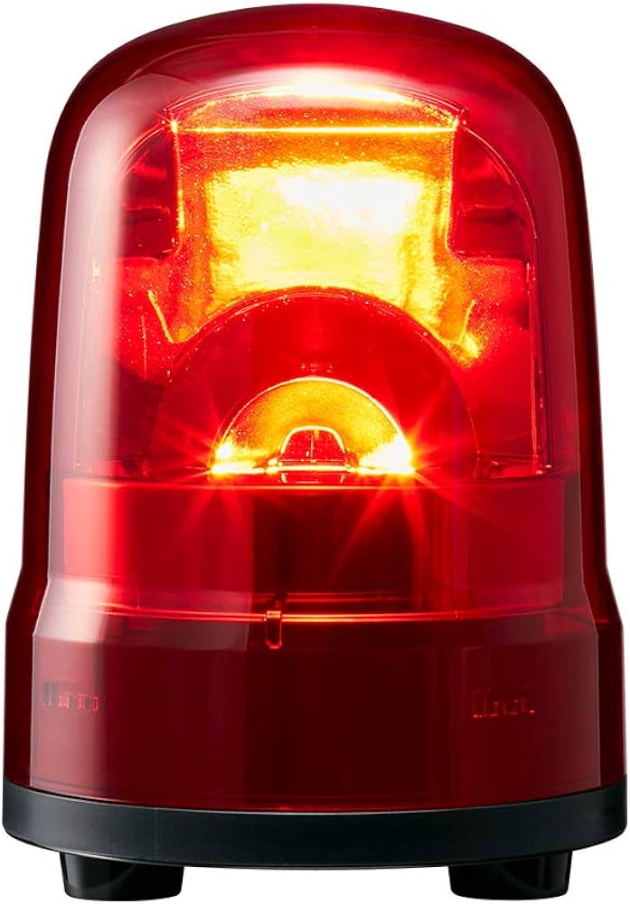 Amazon.co.jp: パトライト(PATLITE) 回転灯 SKH-M2J-R Φ100 AC100~240V