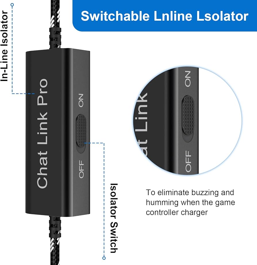 Lusgawer Chat Link Pro Cable for Elgato HD60 S/S+,HD60PRO Capture