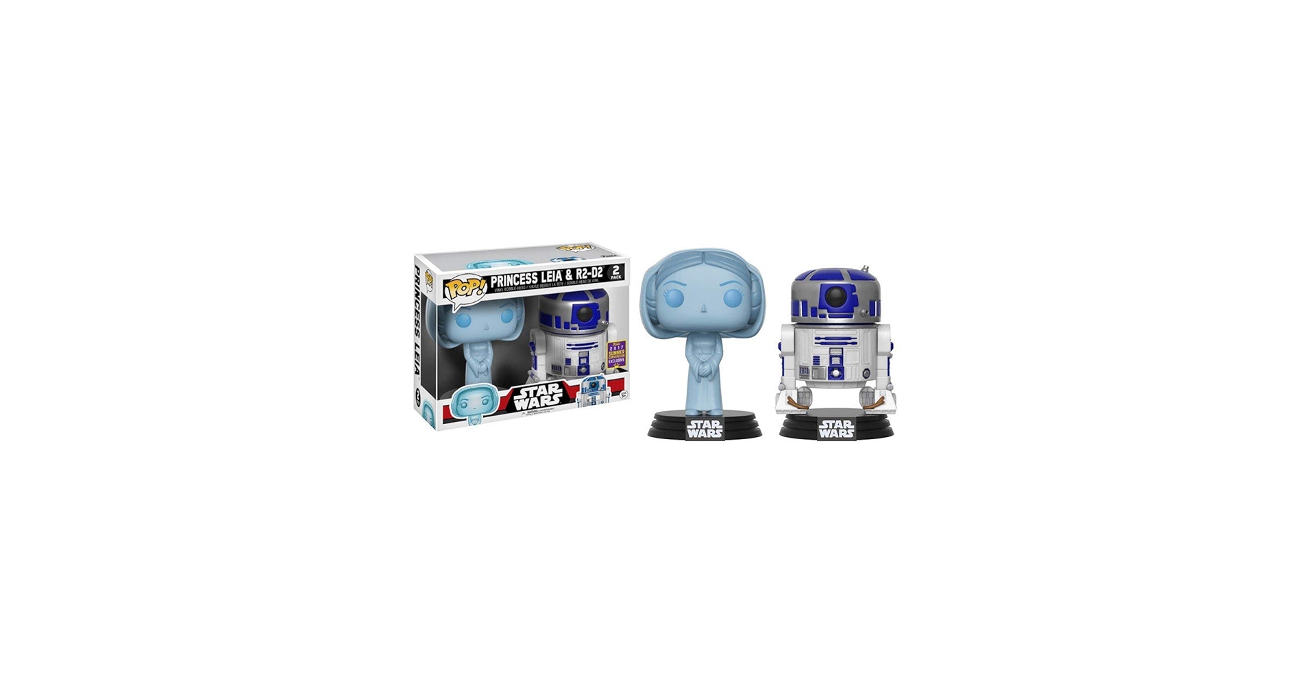 Amazon.com: Funko 20041 Holographic Princess Leia and R2-D2 Vinyl