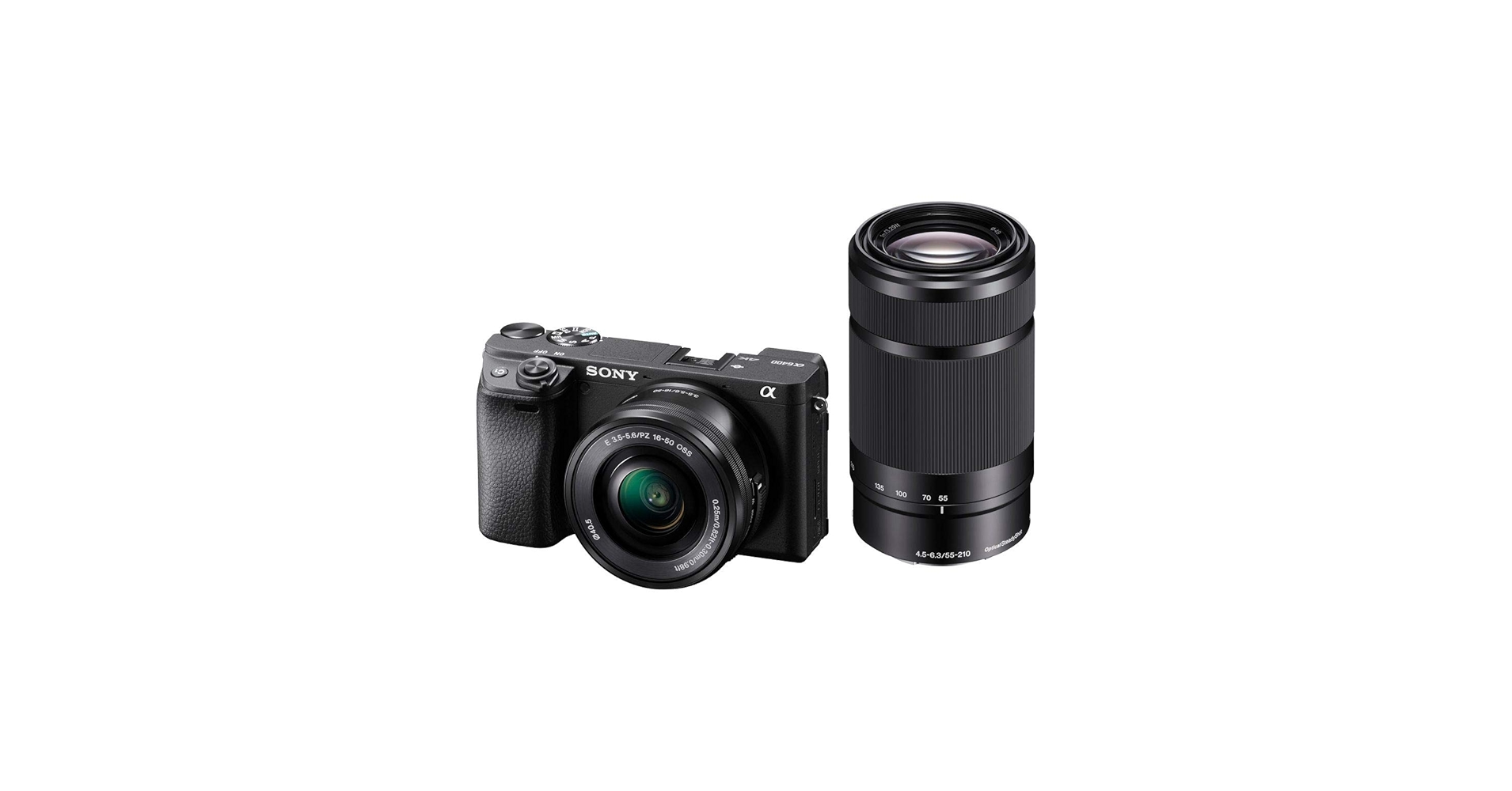Amazon.com : Sony Alpha a6400 Mirrorless Camera Double Zoom Lens