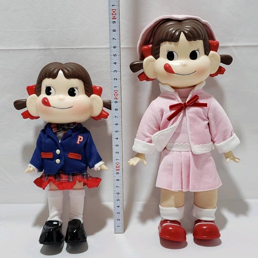 Amazon | 不二家ペコちゃん人形 2体セット | 人形・ドール | おもちゃ