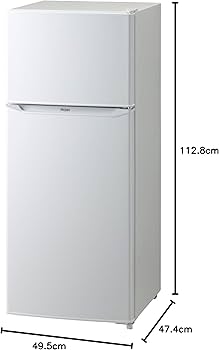Amazon | ハイアール(Haier) 幅47.4cm 容量130L 右開き冷蔵庫 JR-N130C