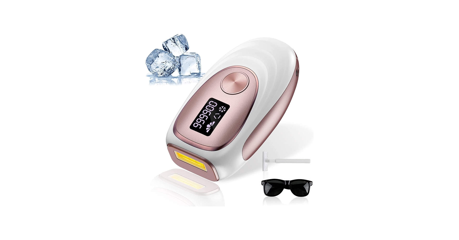 Laser Hair Removal With Cooling System, at-Home Permanent Hair