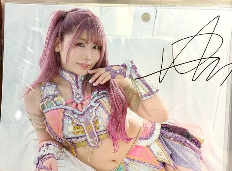 Amazon.co.jp: スターダム 中野たむ ポートレート サインは印刷 女子