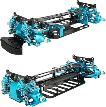 Amazon | 金属合金とカーボンファイバーフレームシャーシ、ショック