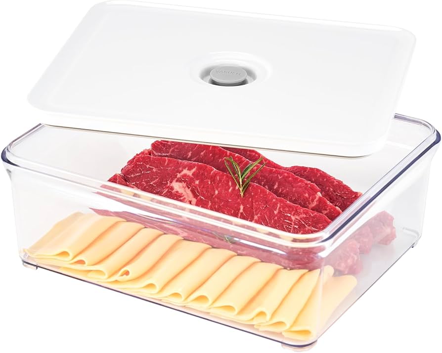 Amazon｜VAKUEN (ヴァクエン) プレミアム 真空 密閉 食品保存 大型容器