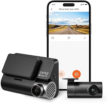Amazon.com: 70mai New Dash Cam A810 with 70mai Dash Cam Accessory