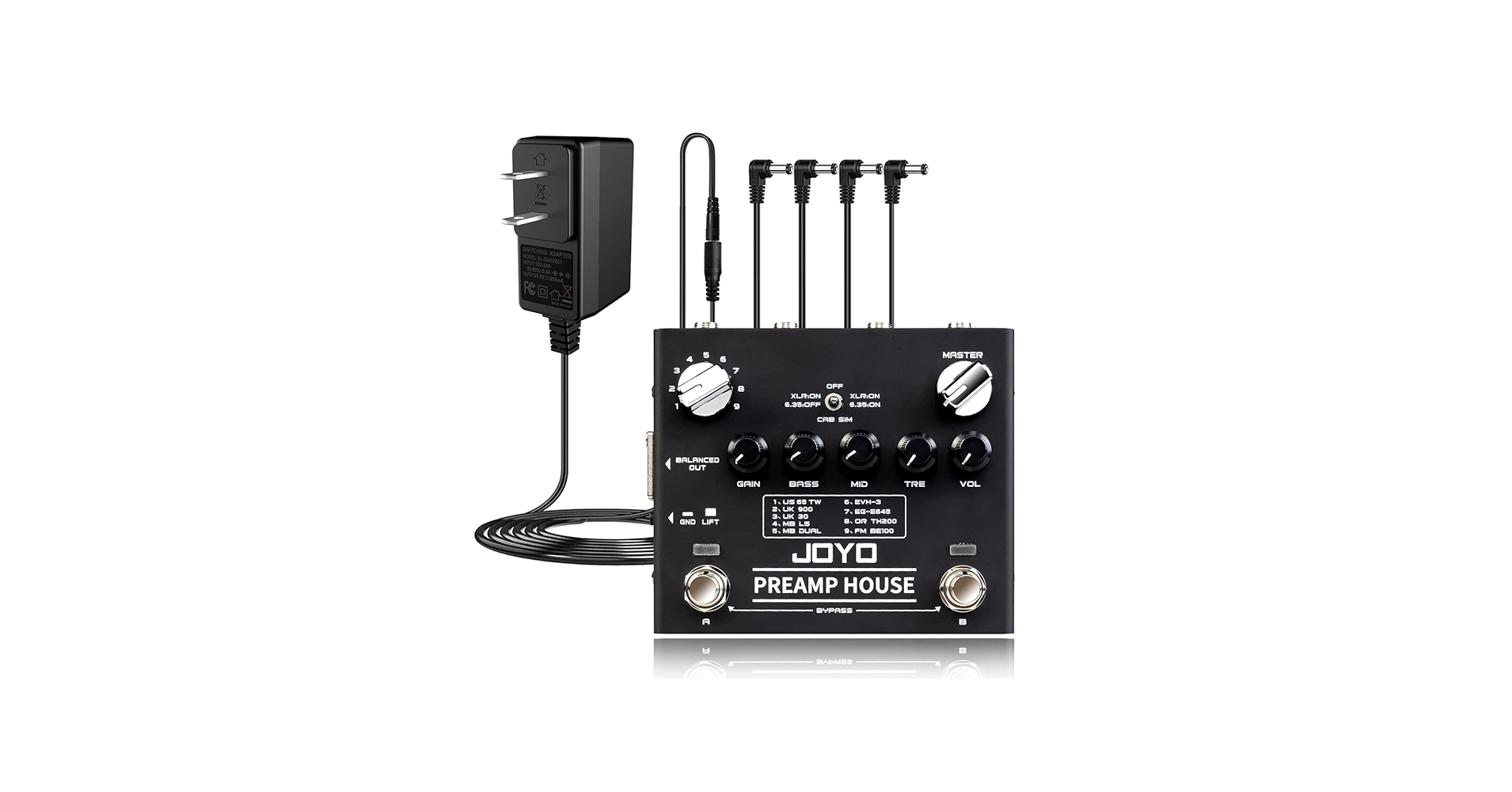 Amazon.com: JOYO R-15 Dual Channel Preamp Cabinet Simulation