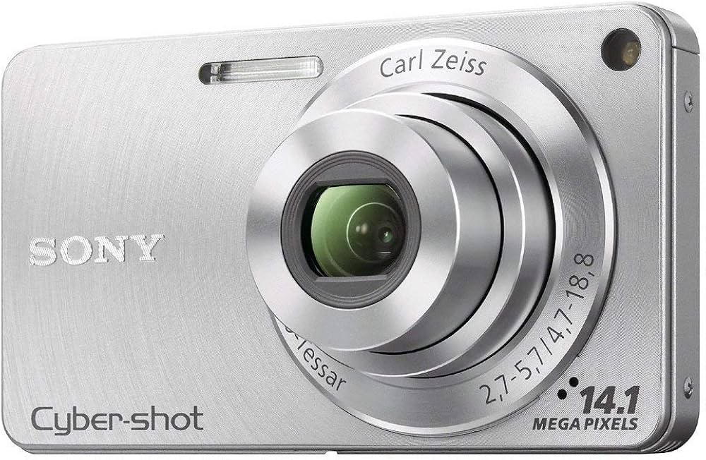Sony Cyber-shot W350 Silver 14.1MP Digital Camera with 2.7