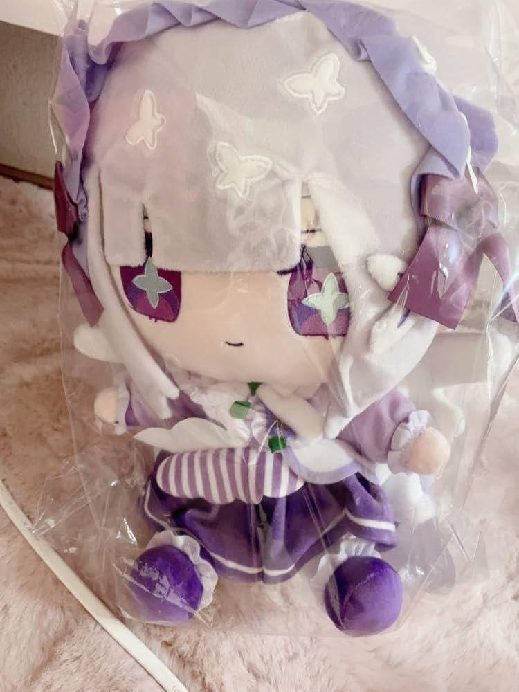 Amazon.co.jp: ふわかわロリータぬいぐるみ エミリア リゼロ : おもちゃ