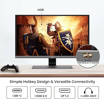 Amazon.co.jp: BenQ EW3270U 32 Inch 4K HDR Monitor | FreeSync | USB