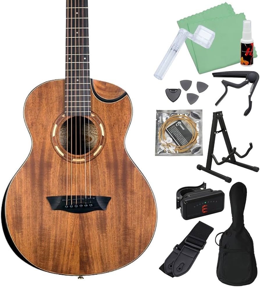 Amazon | WASHBURN COMFORT G-MINI 55 KOA アコースティックギター