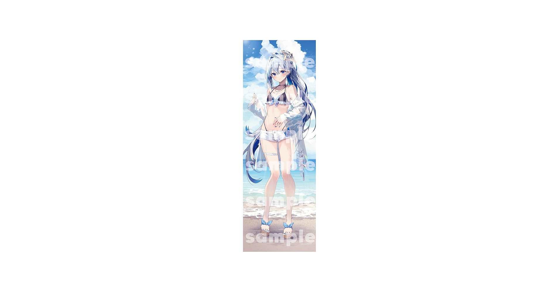 Amazon.co.jp: 天音 かなた 等身大水着タペストリー おしおしお : ホビー