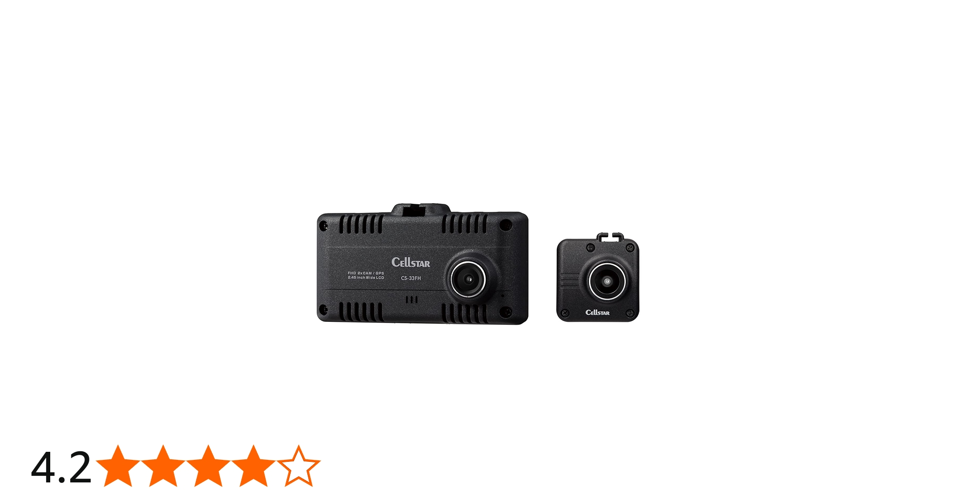 Amazon.co.jp: セルスター ドライブレコーダー 前後2カメラ CS-33FH