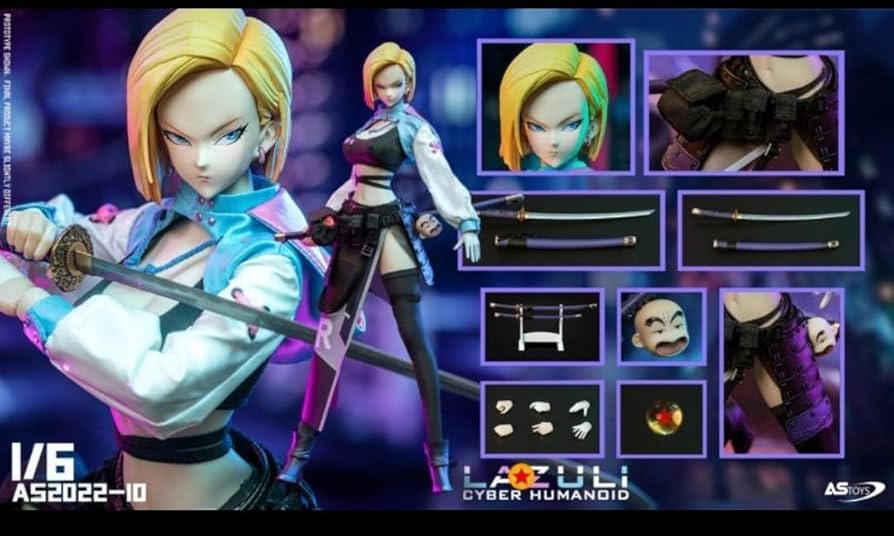 Amazon | 1/6 人造人間18号風 アクションフィギュア シームレス素体