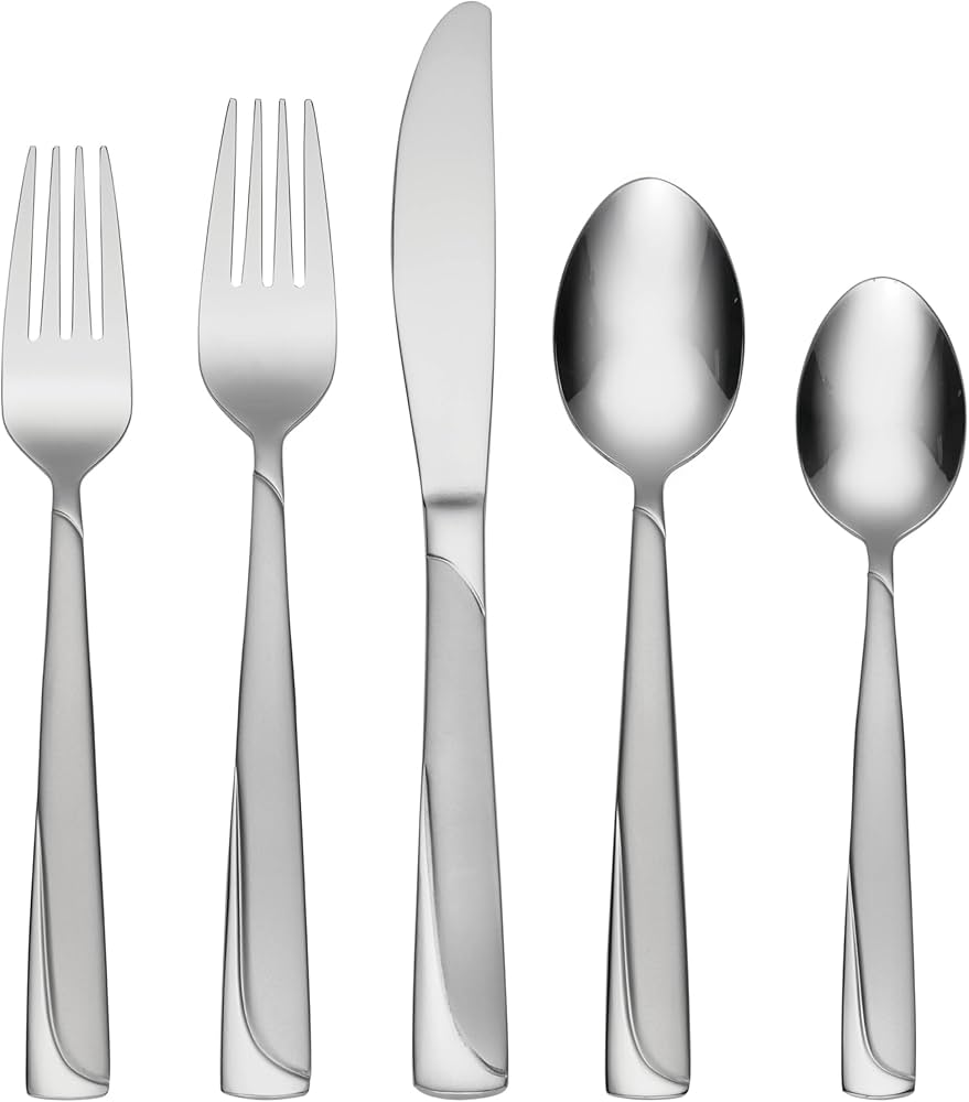 Amazon.com: Oneida Madeline 51 Piece Everyday Flatware Set with