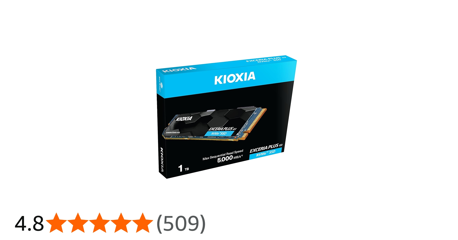 Amazon | KIOXIA EXCERIA PLUS G3 SSD 1TB - M.2 2280 PCIe Gen4 4.0